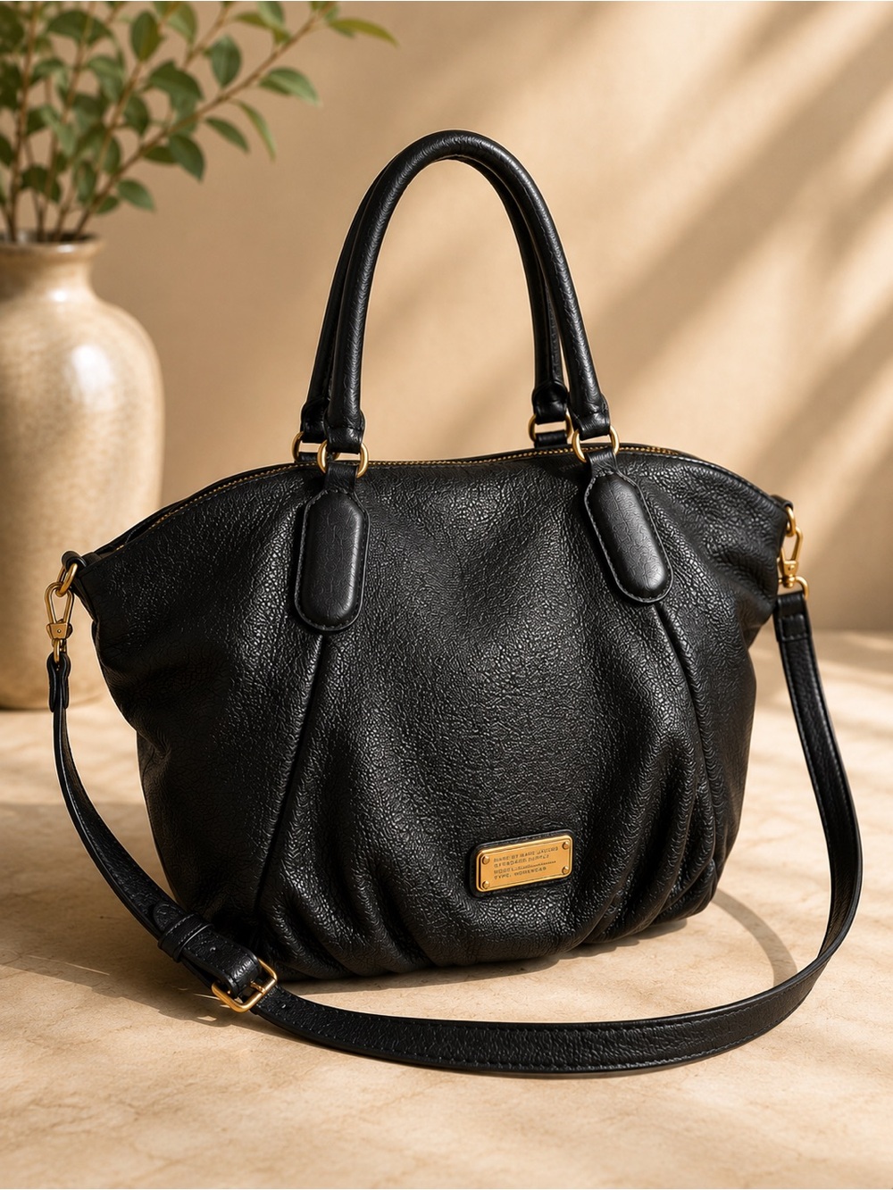Marc by Marc Jacobs Standard Supply Pebbled Leather Satchel Crossbody